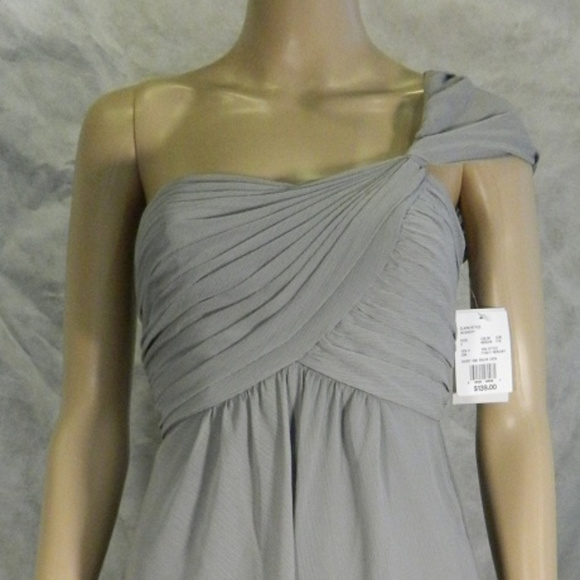 David's Bridal Grey Dress. NWT. 0 - Picture 4 of 8